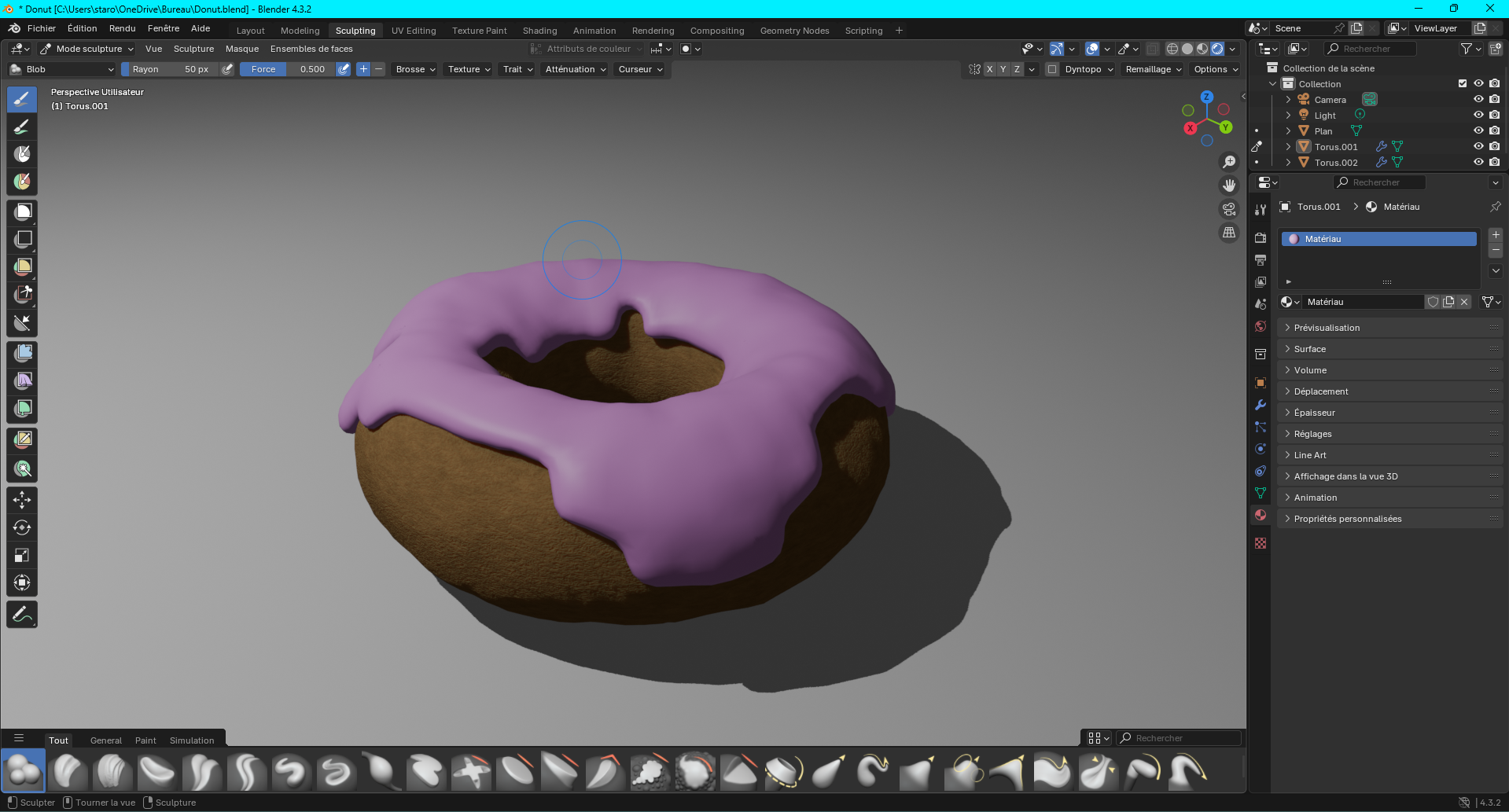 Donut 3D Blender